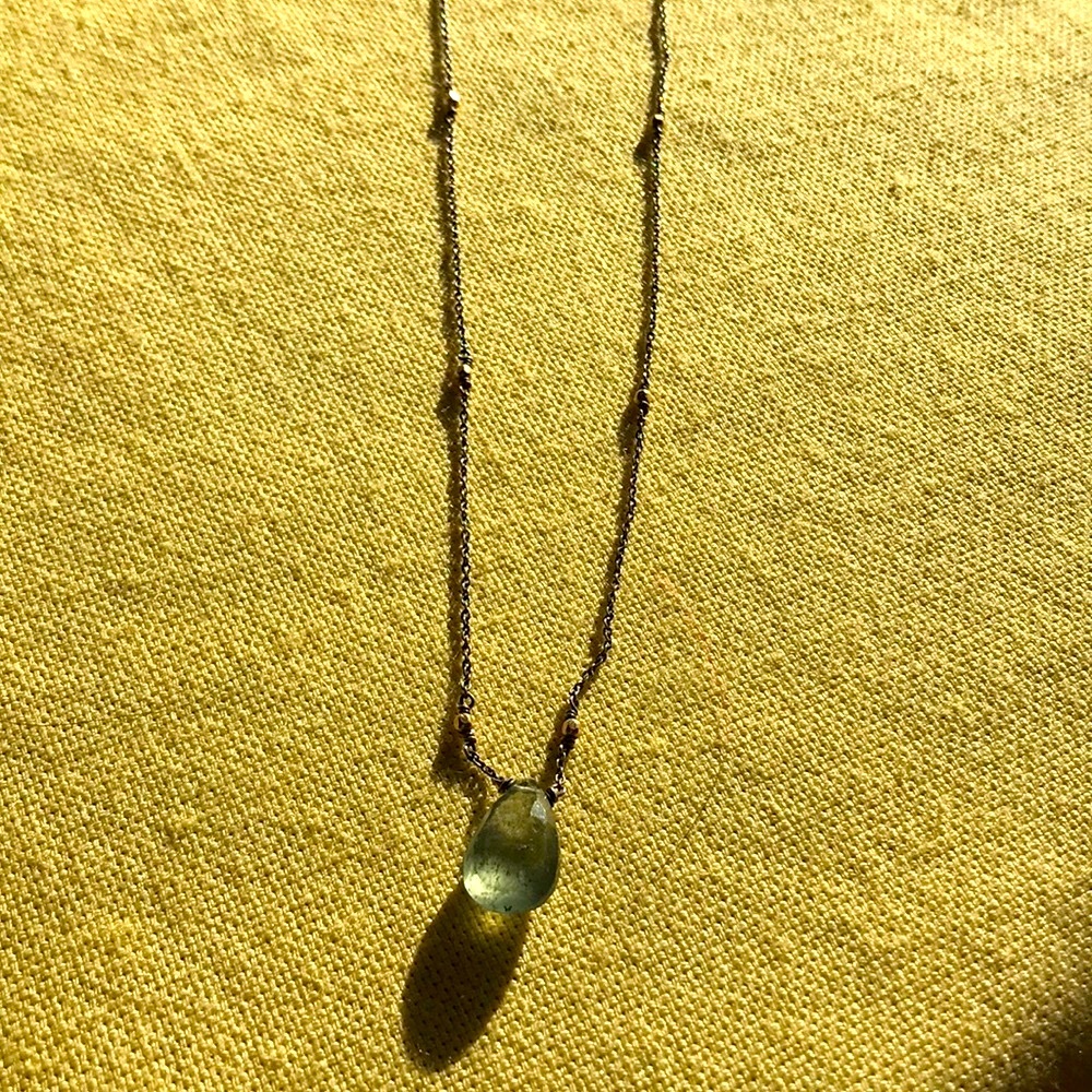 Labradorite pendant🌺sterling silver and 14k chain